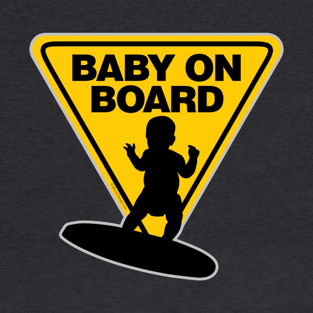 Baby on (Surf) Board by eBrushDesign